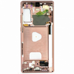 N125 Pantalla Completa Con Marco Original Para SAMSUNG GALAXY NOTE 20 / N980F (bronze)