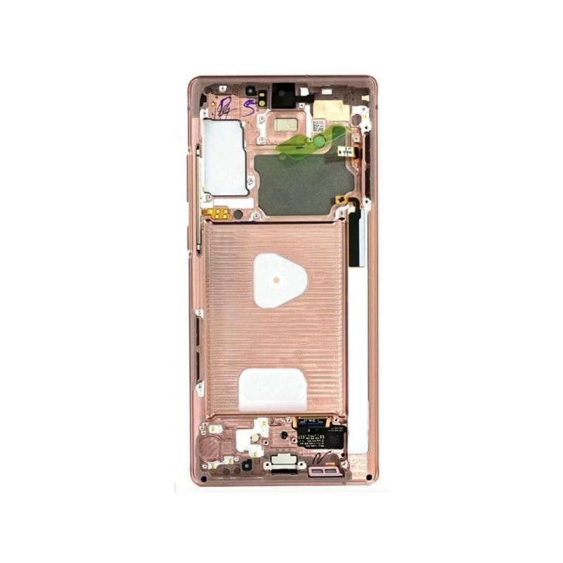 N125 Pantalla Completa Con Marco Original Para SAMSUNG GALAXY NOTE 20 / N980F (bronze)