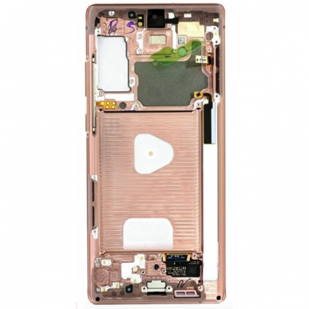N125 Pantalla Completa Con Marco Original Para SAMSUNG GALAXY NOTE 20 / N980F (bronze)
