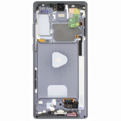 N125 Pantalla Completa Con Marco Original Para SAMSUNG GALAXY NOTE 20 / N980F (gris plateado)