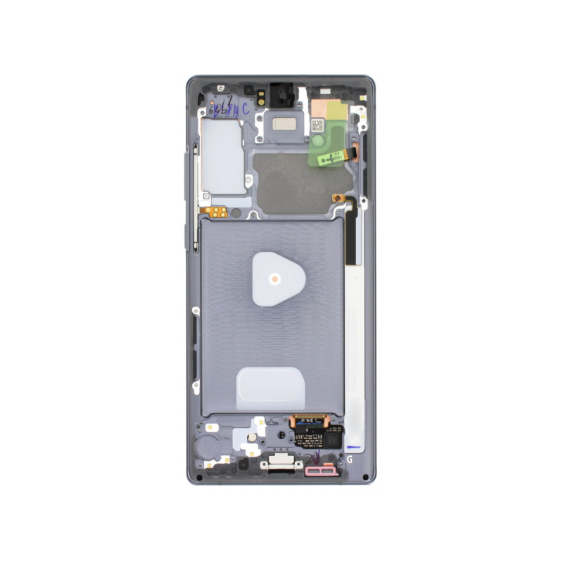 N125 Pantalla Completa Con Marco Original Para SAMSUNG GALAXY NOTE 20 / N980F (gris plateado)
