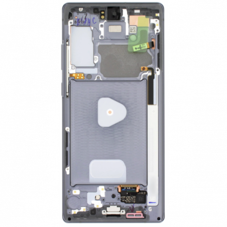 N125 Pantalla Completa Con Marco Original Para SAMSUNG GALAXY NOTE 20 / N980F (gris plateado)
