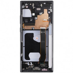 N126 Pantalla Completa Con Marco Original Para SAMSUNG GALAXY SM-N985/N986 (Note 20 Ultra 4G/5G 2020)(NEGRO)