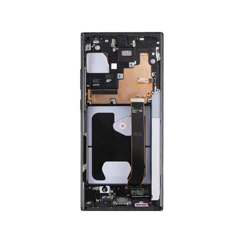 N126 Pantalla Completa Con Marco Original Para SAMSUNG GALAXY SM-N985/N986 (Note 20 Ultra 4G/5G 2020)(NEGRO)