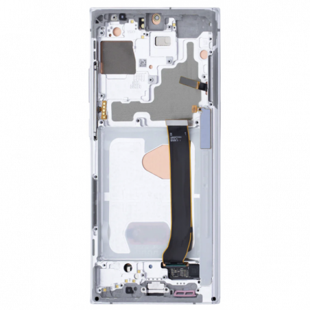 N126 Pantalla Completa Con Marco Original Para SAMSUNG GALAXY SM-N985/N986 (NOTE 20 Ultra 4G/5G 2020)(PLATA)