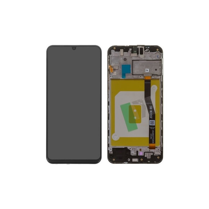 N129.1 Pantalla Completa Original LCD Y Táctil Con Marco para Samsung Galaxy M20 (2019) M205F