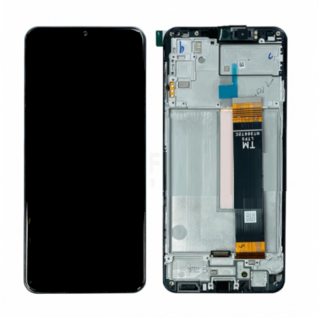 N129.3 Pantalla Completa Original Con Marco Para Samsung Galaxy M23 5G / M236 (NEGRO)