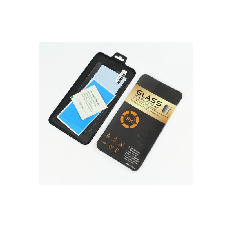 N13 Samsung Galaxy J6 Protector / Templado Cristal Full Gel De Pantalla / Marco Negro