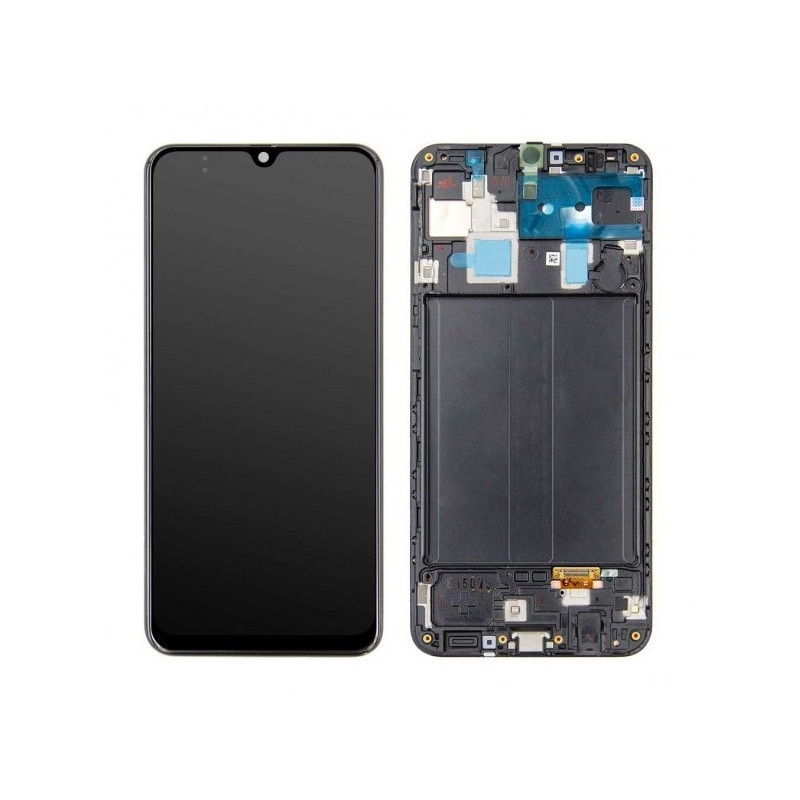 N130 Pantalla Completa Original Con Marco Para Samsung Galaxy M30 / M305F (NEGRO)