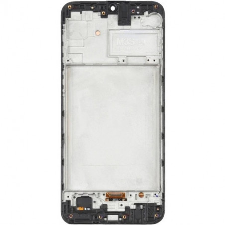 N132 Pantalla Original Con Marco Para Samsung Galaxy M31 / M315 /m21s 2020 (NEGRO)