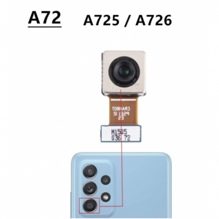 n137 n3 Cámara Teleobjetivo para Galaxy Samsung Galaxy A72 / A72 5G