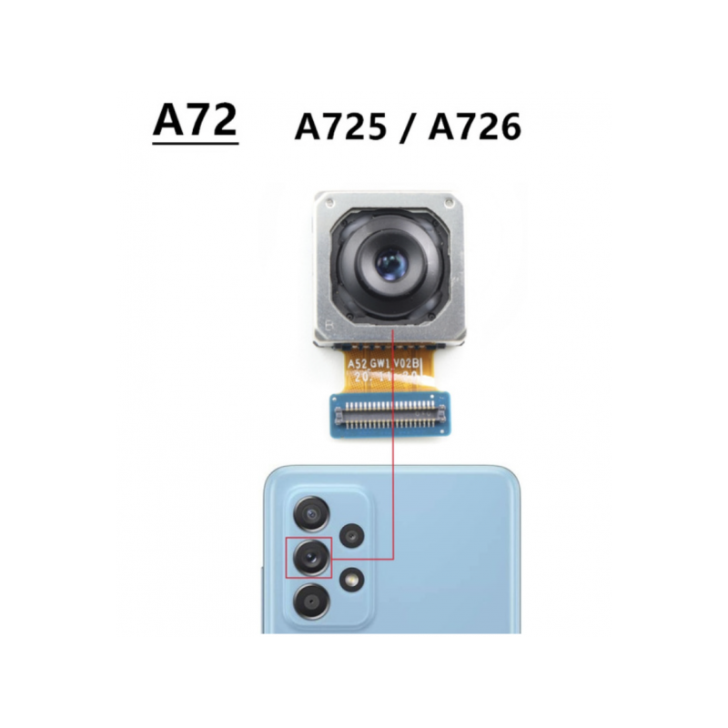 N140 Camara Trasera Principal Flex Samsung Galaxy A52 / A52 5G / A72 / A72 5G