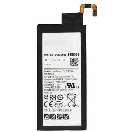 N153 Bateria Nueva EB-BG925ABE para Samsung Galaxy S6 Edge SM-G925 de 2600mAh SIN LOGO