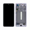 n159 Pantalla Completa LCD Y Táctil Original Con Marco para Samsung Galaxy S21 FE 5G G990B (VIOLETA)