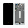 n159 Pantalla Completa LCD Y Táctil Original Con Marco para Samsung Galaxy S21 FE 5G G990B(BLANCO)