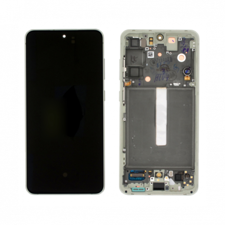 n159 Pantalla Completa LCD Y Táctil Original Con Marco para Samsung Galaxy S21 FE 5G G990B(VERDE)