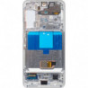 N160 Pantalla Completa Original Con Marco Para Samsung Galaxy S22 5G / S901(BLANCO)