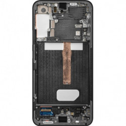 N160 Pantalla Completa Original Con Marco Para Samsung Galaxy S22 5G / S901(NEGRO)