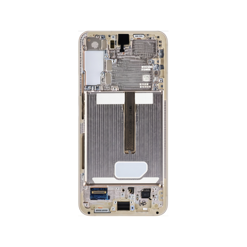 N160 Pantalla Completa Original Con Marco Para Samsung Galaxy S22 5G / S901(ROSA ORO)