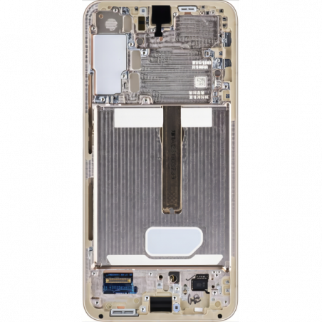 N160 Pantalla Completa Original Con Marco Para Samsung Galaxy S22 5G / S901(ROSA ORO)