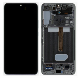 N161 Pantalla Completa Original Con Marco Para Samsung Galaxy S22 Plus 5G / S906(BLANCO)