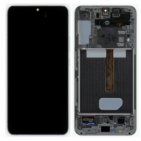 N161 Pantalla Completa Original Con Marco Para Samsung Galaxy S22 Plus 5G / S906(BLANCO)