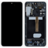 N161 Pantalla Completa Original Con Marco Para Samsung Galaxy S22 Plus 5G / S906(NEGRO)