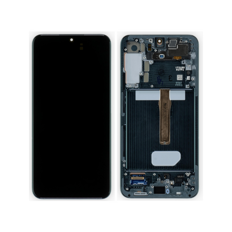 N161 Pantalla Completa Original Con Marco Para Samsung Galaxy S22 Plus 5G / S906(VERDE)