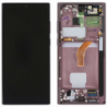 N162 Pantalla Completa Original Con Marco Para Samsung Galaxy S22 Ultra 5G / S908 burgundy (VIOLETA)