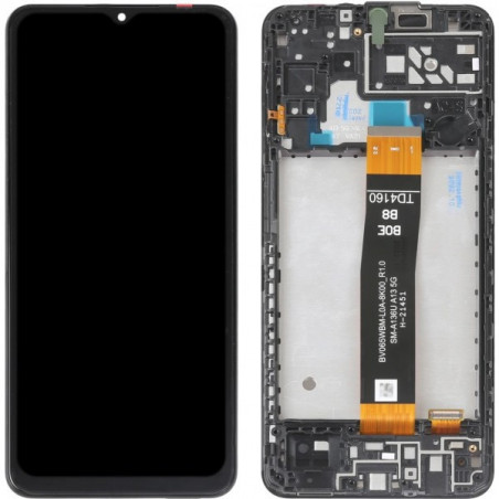 N166 Pantalla Completa Con Marco Para Samsung Galaxy A13 5G / A136u (NEGRO)