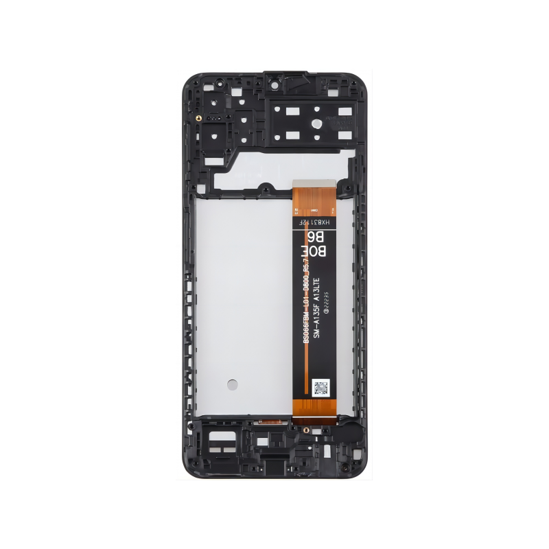 N167 Pantalla Completa ORIGINAL Con Marco Para Samsung Galaxy A13 2022 / A137F (NEGRO)