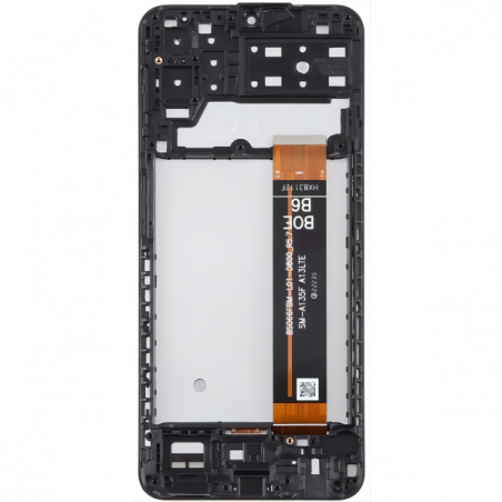 N167 Pantalla Completa ORIGINAL Con Marco Para Samsung Galaxy A13 2022 / A137F (NEGRO)