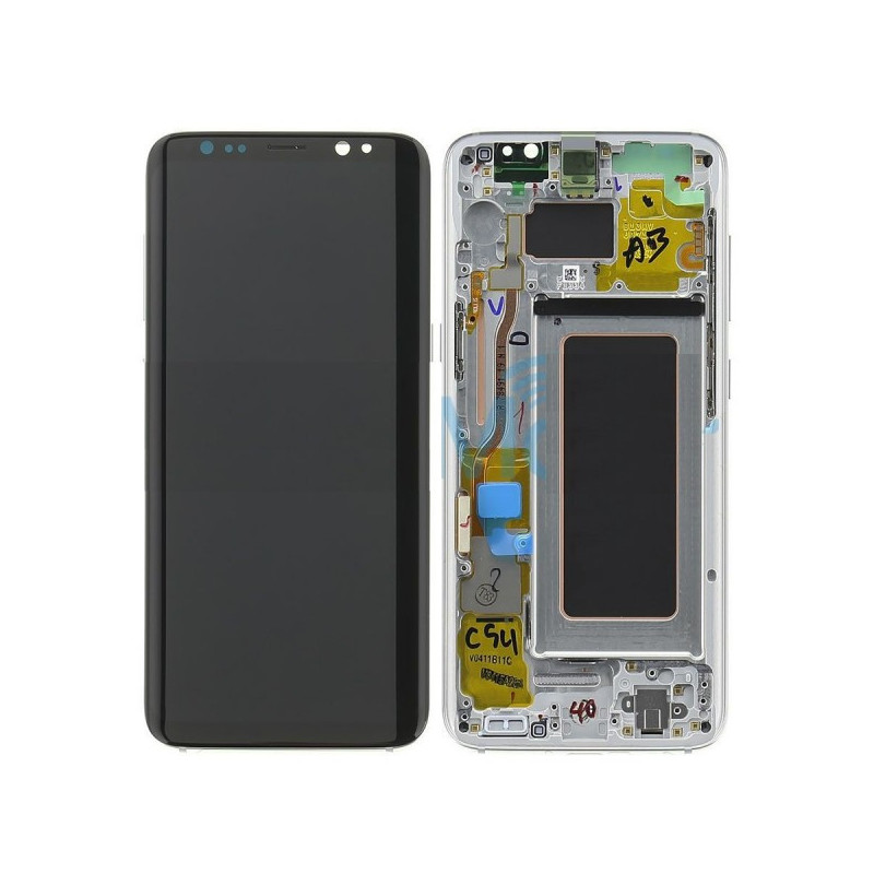 n176 Pantalla Completa Reparada Para Samsung Galaxy S8 G950 VIOLETA desmontaje