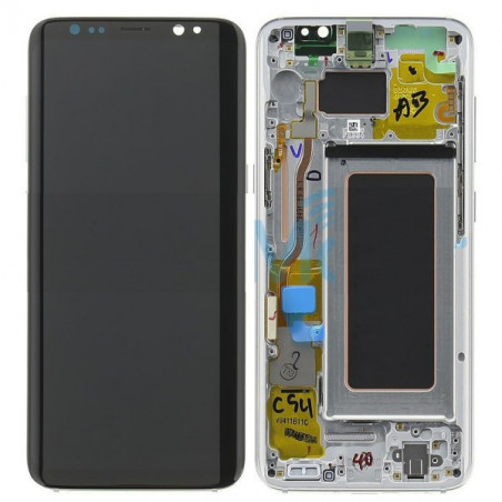 n176 Pantalla Completa Reparada Para Samsung Galaxy S8 G950 VIOLETA desmontaje