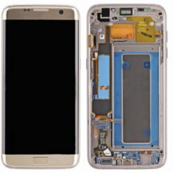 N178 Pantalla Completa Original LCD Y Táctil Con Marco Para Samsung Galaxy S7 Edge G935f (ORO) Desmontaje
