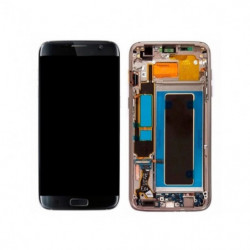 N178 Pantalla Completa Original LCD Y Táctil Con Marco Para Samsung Galaxy S7 Edge G935f Negro desmontaje