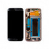 N178 Pantalla Completa Original LCD Y Táctil Con Marco Para Samsung Galaxy S7 Edge G935f Negro desmontaje