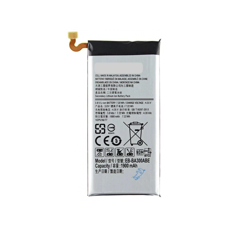 N187 Bateria EB-BA300ABE Para SAMSUNG GALAXY A3 / A300F De 1900mAh SIN LOGO