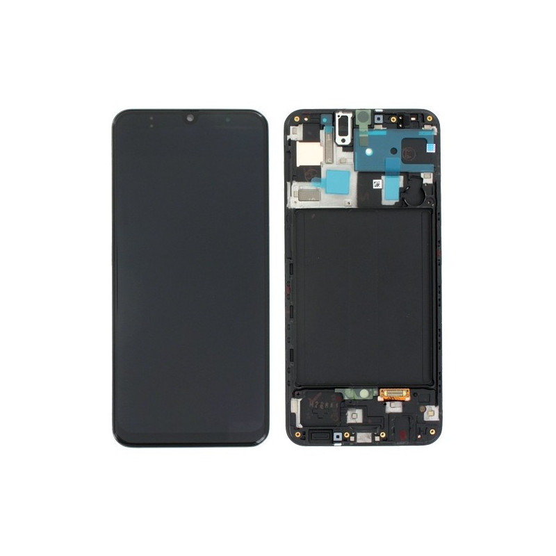 N188 Pantalla con marco compatible para Samsung Galaxy A50 (2019) A505F Amoled(funciona huella) alta calidad
