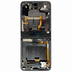 N191 Pantalla Completa amoled Y Táctil con marco (flexible) para Samsung Galaxy Z Flip 3 5G / F711B -NEGRO Original