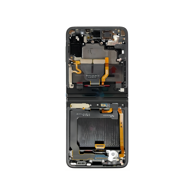 N191 Pantalla Completa amoled Y Táctil con marco (flexible) para Samsung Galaxy Z Flip 3 5G / F711B -NEGRO Original