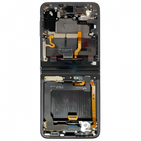 N191 Pantalla Completa amoled Y Táctil con marco (flexible) para Samsung Galaxy Z Flip 3 5G / F711B -NEGRO Original