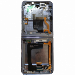 N192 Pantalla Completa Amoled Y Táctil Con Marco (Flexible) Para Samsung Galaxy Z Flip 4 5G / F721B (AZUL) Original