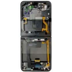 N192 Pantalla Completa Amoled Y Táctil Con Marco (Flexible) Para Samsung Galaxy Z Flip 4 5G / F721B (NEGRO) Original