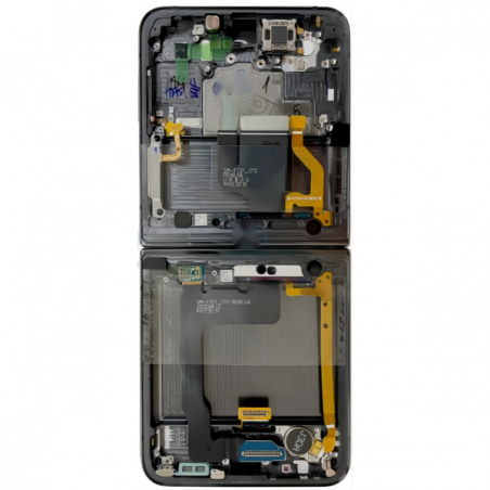 N192 Pantalla Completa Amoled Y Táctil Con Marco (Flexible) Para Samsung Galaxy Z Flip 4 5G / F721B (NEGRO) Original