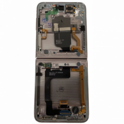 N192 Pantalla Completa Amoled Y Táctil Con Marco (Flexible) Para Samsung Galaxy Z Flip 4 5G / F721B (ORO) Original