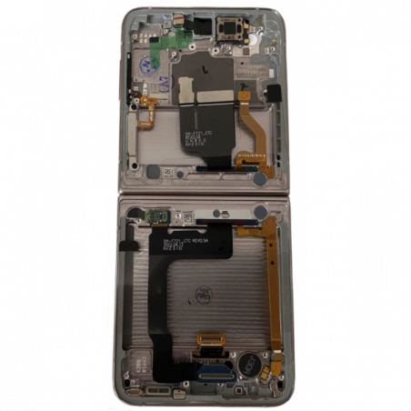 N192 Pantalla Completa Amoled Y Táctil Con Marco (Flexible) Para Samsung Galaxy Z Flip 4 5G / F721B (ORO) Original