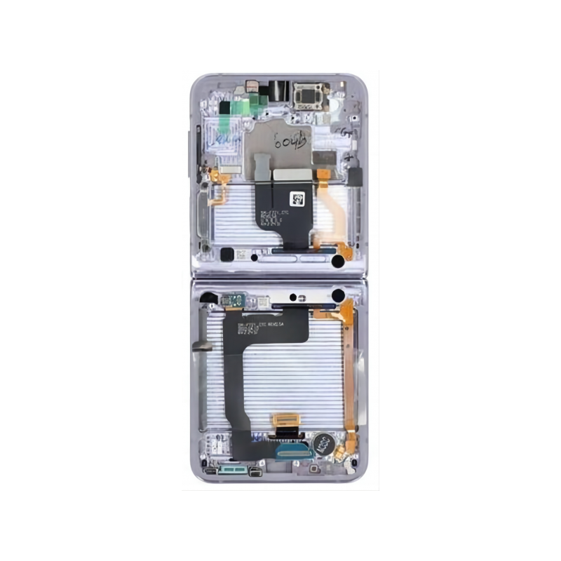 N192 Pantalla Completa Amoled Y Táctil Con Marco (Flexible) Para Samsung Galaxy Z Flip 4 5G / F721B (VIOLETA) original