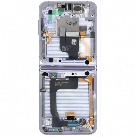 N192 Pantalla Completa Amoled Y Táctil Con Marco (Flexible) Para Samsung Galaxy Z Flip 4 5G / F721B (VIOLETA) original