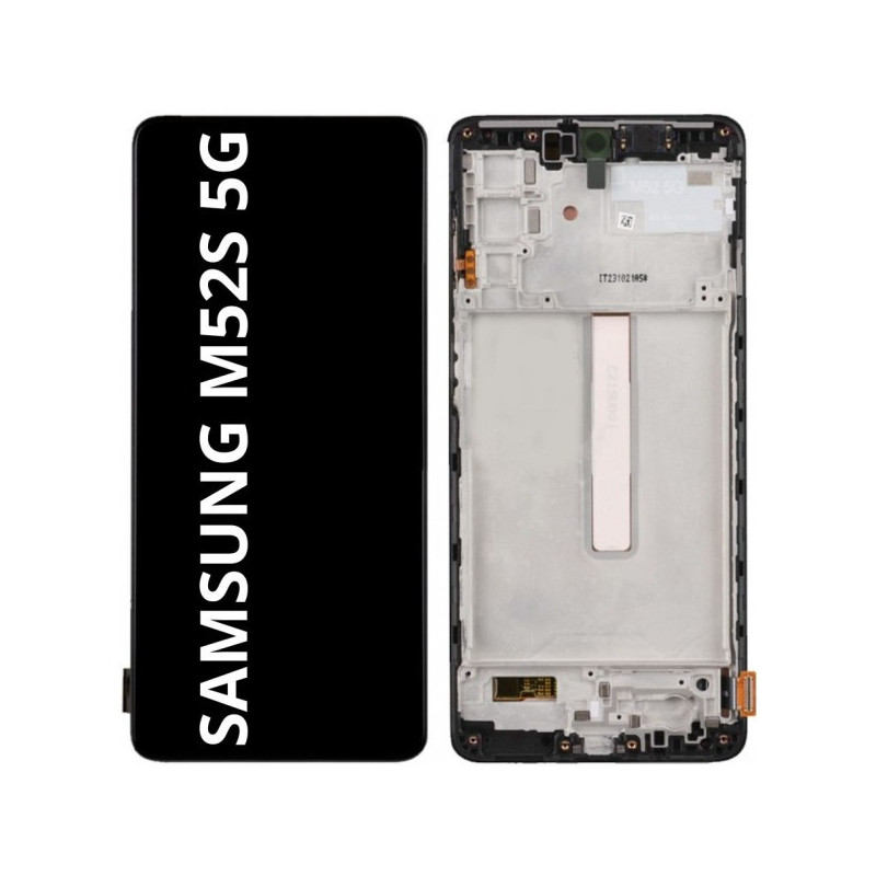 N206 Pantalla ORIGINAL Completa LCD y Tactil Con Marco Para samsung m52 5G / m526 (M52S 5G 2021)